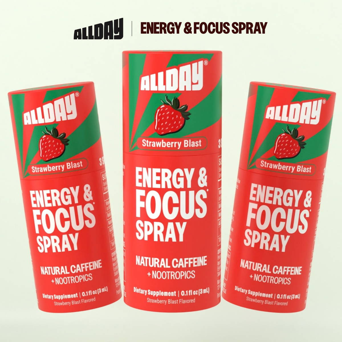 AllDay Sample Pack | 3 Bottles, 18 Servings