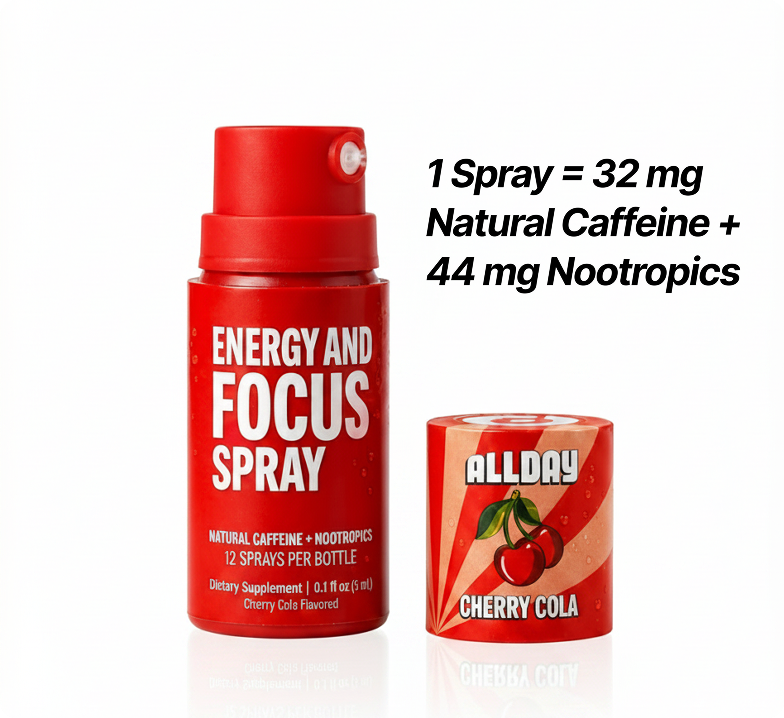 ALLDAY energy spray bottle