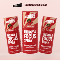 6 Bottles, 36 Servings of Energy & Focus Spray