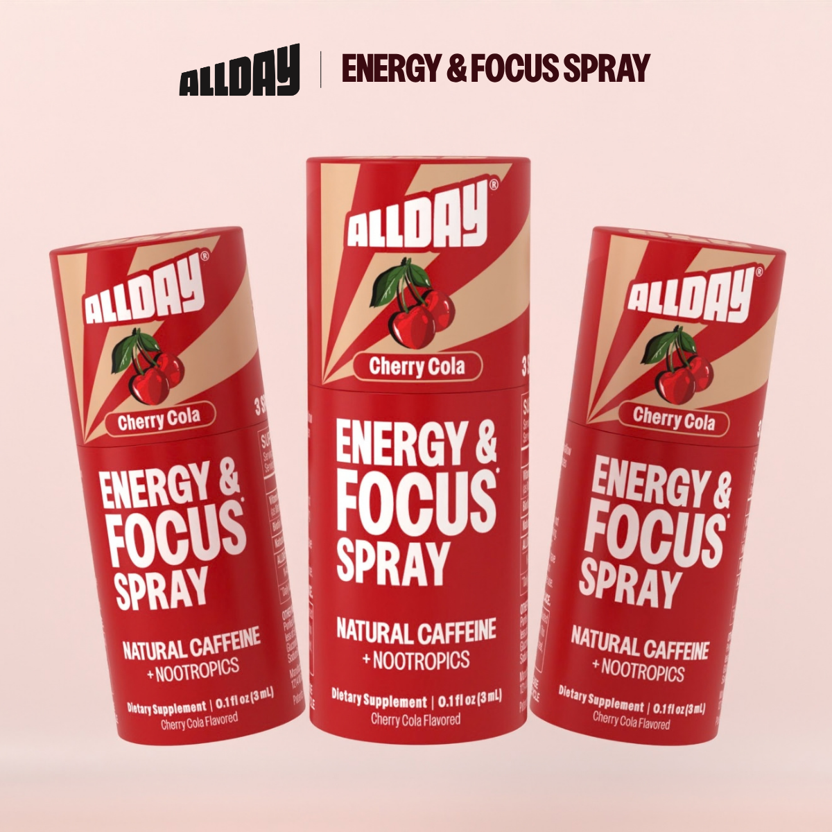 AllDay Sample Pack | 3 Bottles, 18 Servings