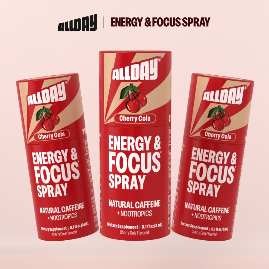 6 Bottles, 36 Servings of Energy & Focus Spray