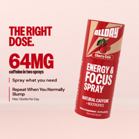 6 Bottles, 36 Servings of Energy & Focus Spray