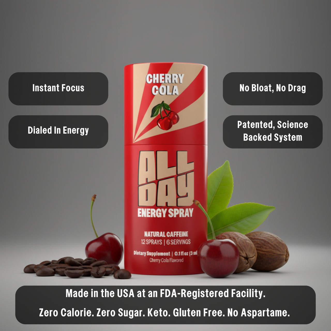 Focus + Energy Spray